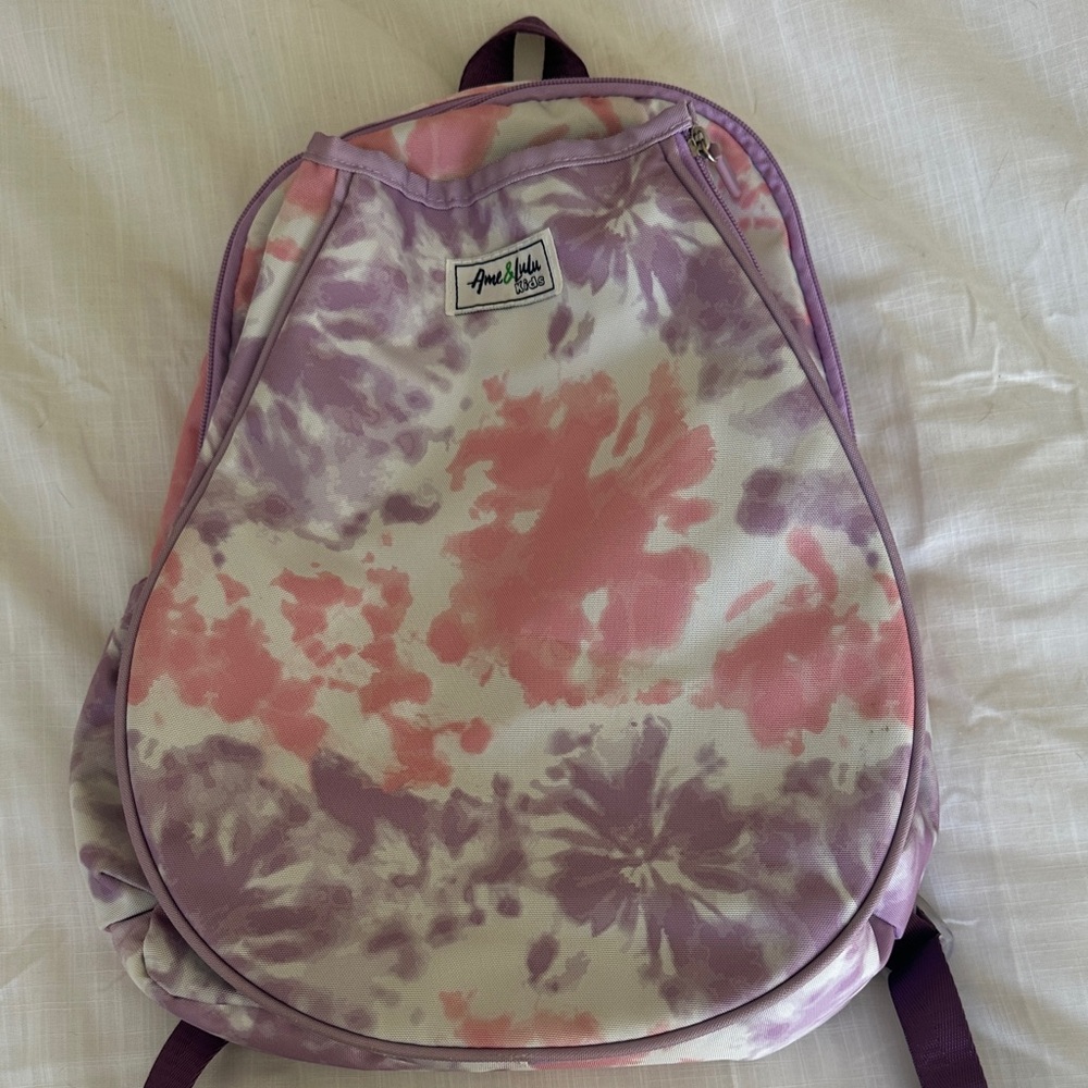 Ame and Lulu  Pink and Purple Tie-Dye tennis 🎾 Backpack